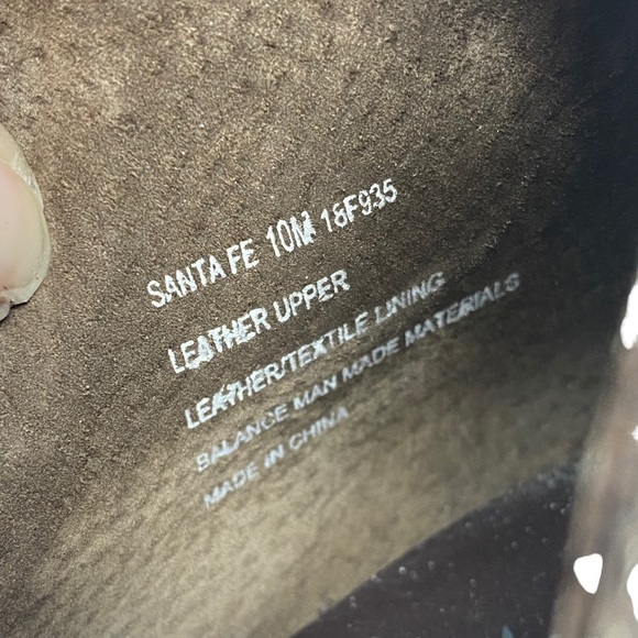 Otbt Sz 10M Women's Cinder Santa Fe Western Heeled Booties - Picture 11 of 13